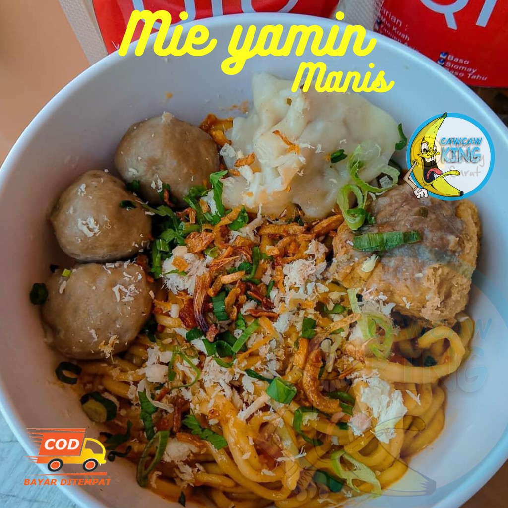 

MIE YAMIN BASO INSTAN { MANIS } Khas Garut