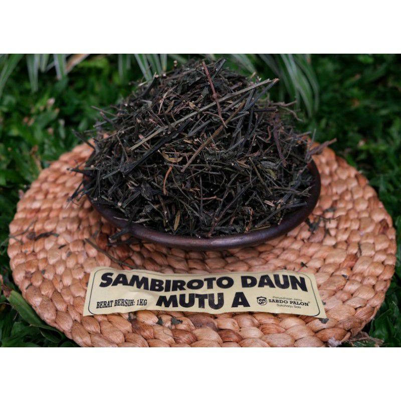 

Daun Sambiroto / Sambiloto Kering Super ( 1 kg )