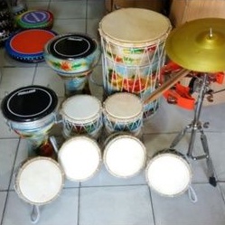Alat Musik Marawis Ukir Airbrush fullset
