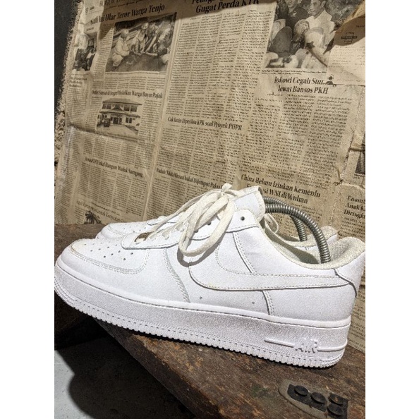 NIKE AIRFORCE 1 TRIPLE WHITE