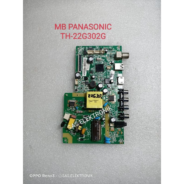 MB MOTHERBOARD MAINBOARD MESIN TV LED PANASONIC 22 INCH TH-22G302G TH-22G302 G TH22G302G TH22G302 G 