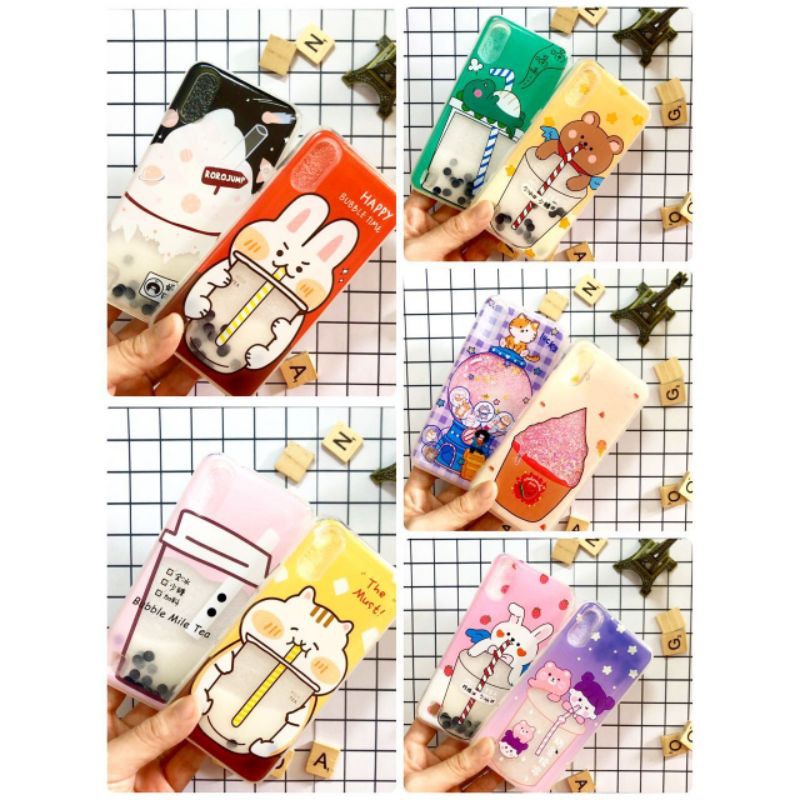 Case Gliter bobba - a51 a21s a9 2020 a5 2020 a92 a52 redmi note 8 note 9 note9pro