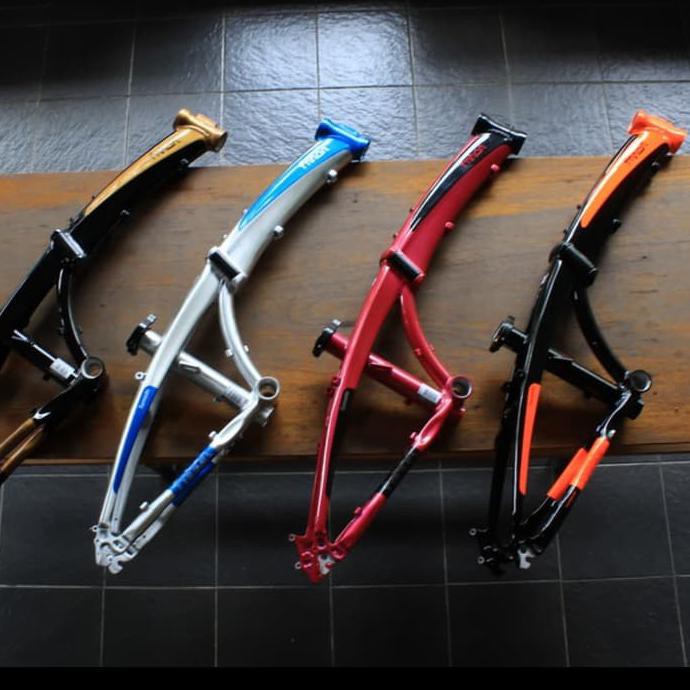 Frame set sepeda lipat fnhon tornado alloy 20 inci
