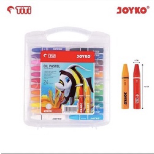 

Krayon Oil Pastel TITI JOYKO 24 warna