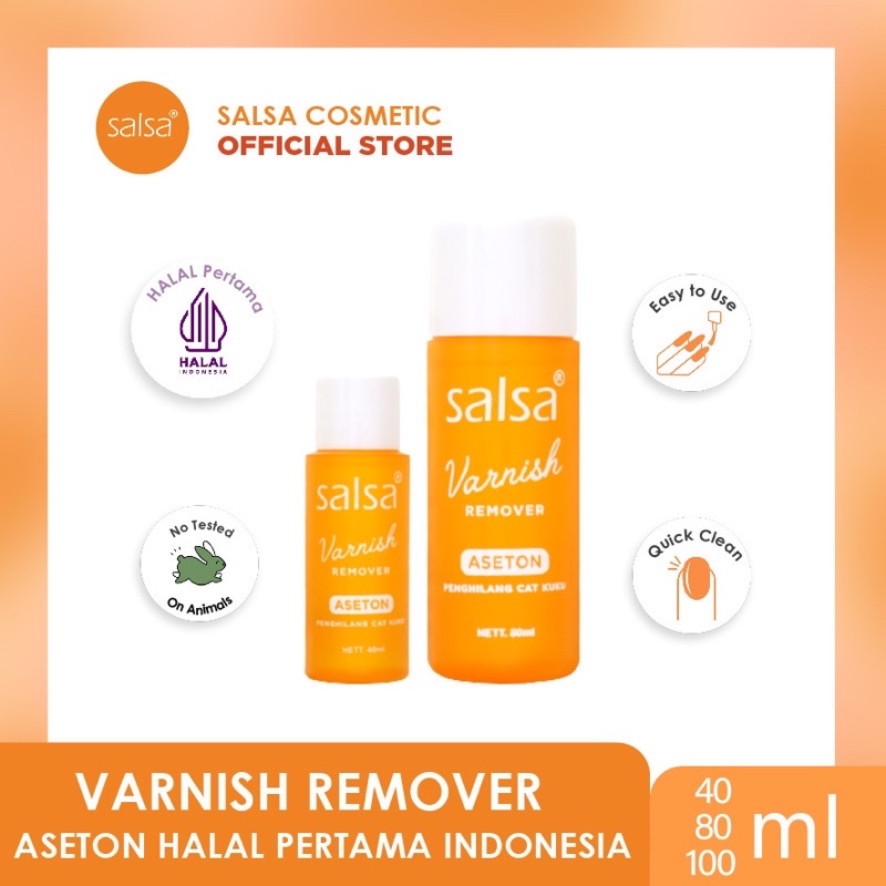 Salsa nail polish remover - Salsa aseton cat kuku