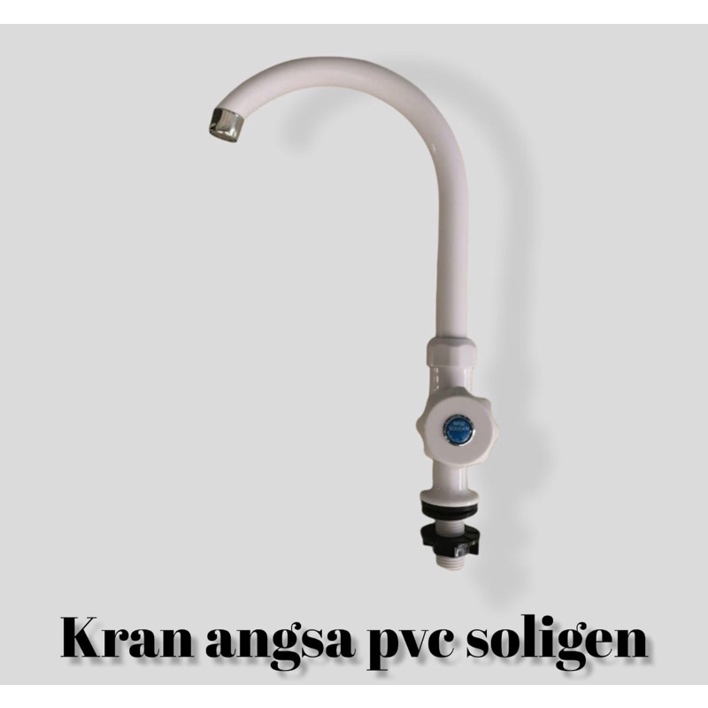 Kran angsa pvc SOLIGEN tanam / kran cuci piring B2