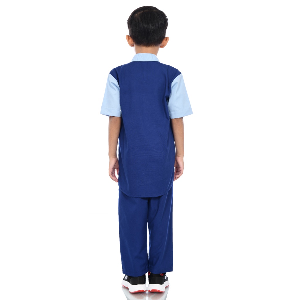 Baju Setelan Koko Anak Laki Laki Warna Biru | Yasta Fashion