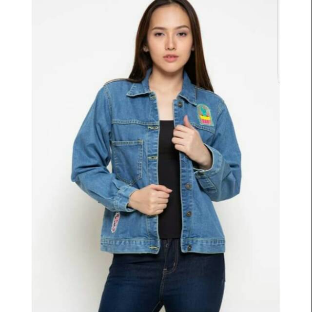 Jaket nevada jeans wanita size xxl