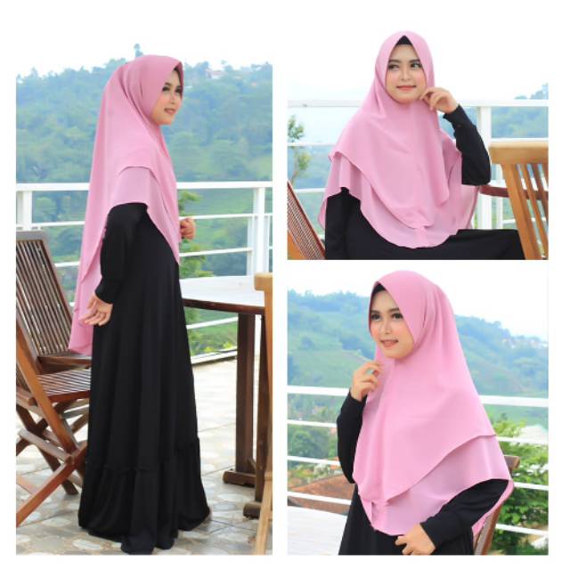 Hijab khimar ceruti L
