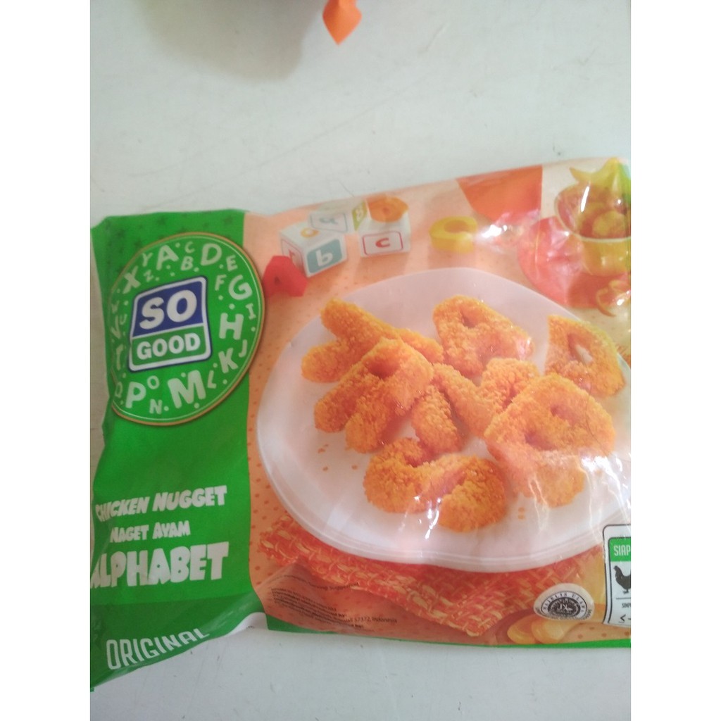 

so good Alphabet Nugget ayam 400 gr