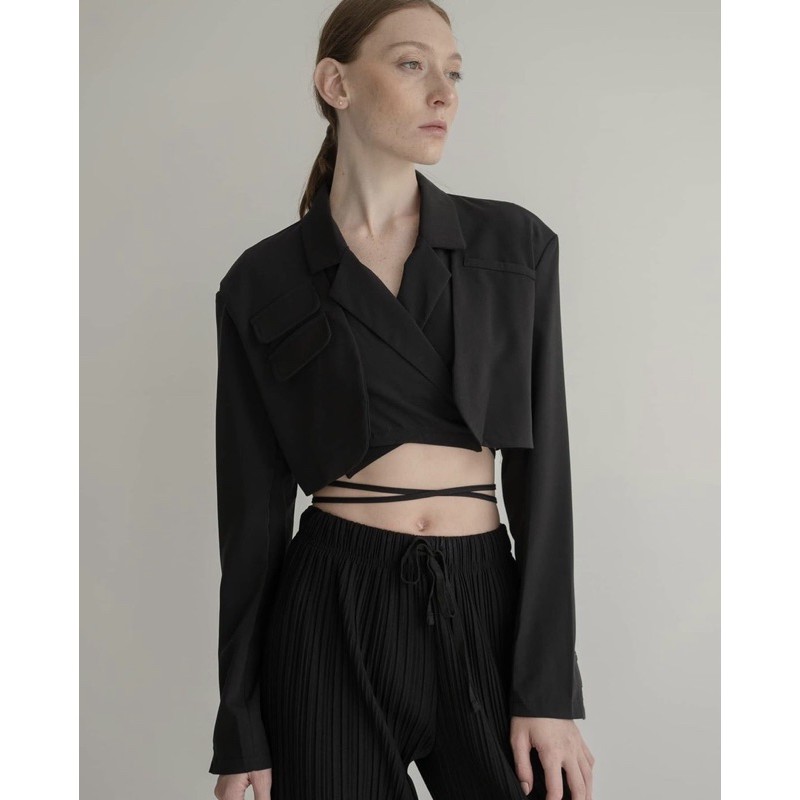 ORGEO crop blazer