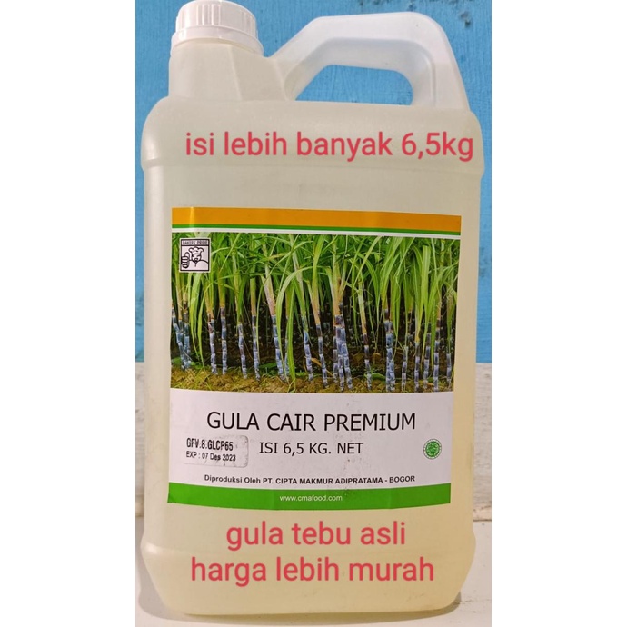 

,,,,,,,] Bakers Pride Gula cair tebu Premium 6,5 kg