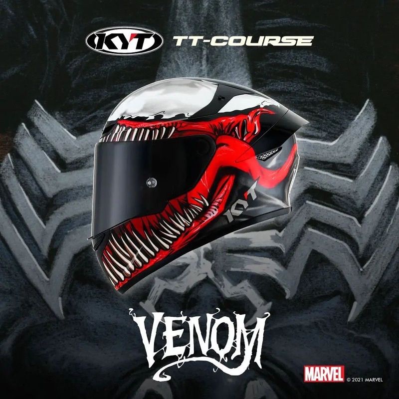 HELM KYT TT COURSE VENOM LIMITED EDITION ORIGINAL