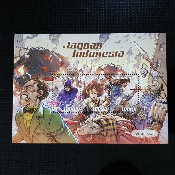 

Promo Awal tahun Prangko/Perangko Indonesia. SS JAGOAN INDONESIA. Seri Komik Promo Awal tahun