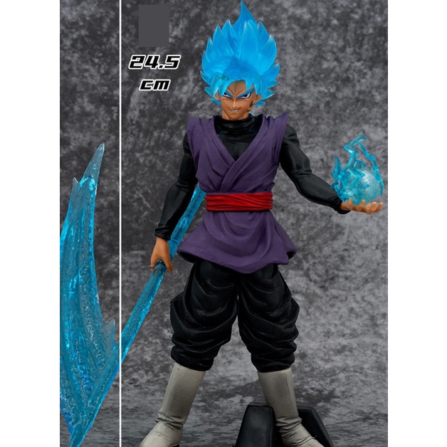 Anime Action Figure Super Saiyan Goku Black Zamasu Rambut Menyala