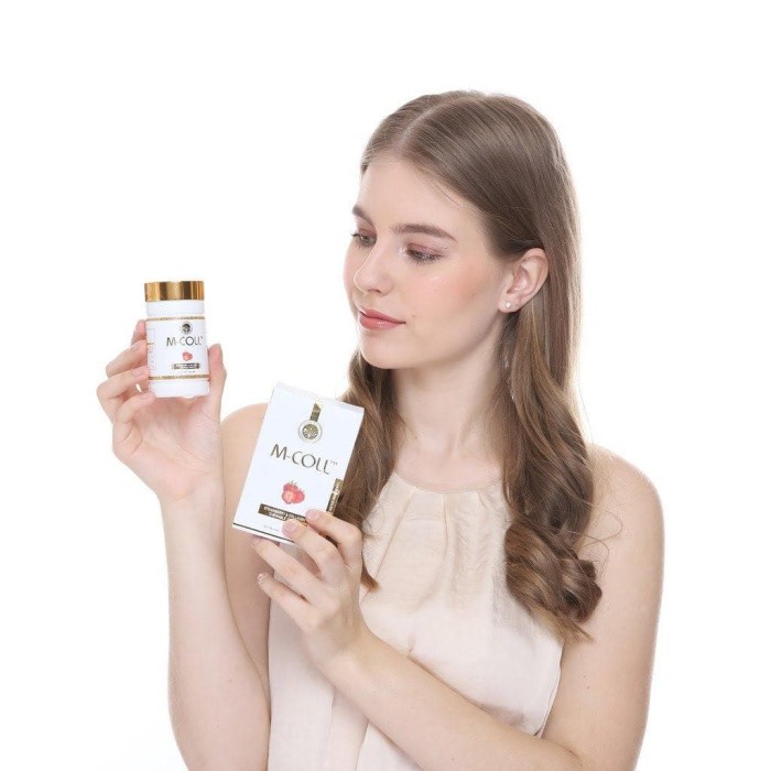 {cantikstore} M-COLL Collagen Candy isi 60 pcs Berkualitas
