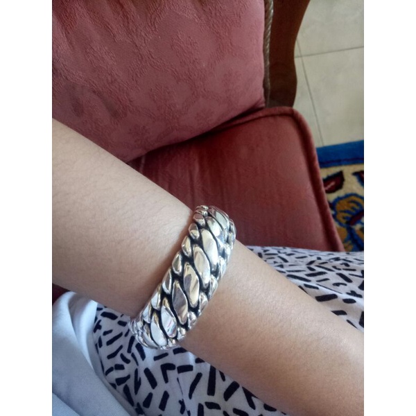 Gelang tangan/bracelet/gelang handmade/gelang silver pria/gelang rantai perak 925/gelang angka delap