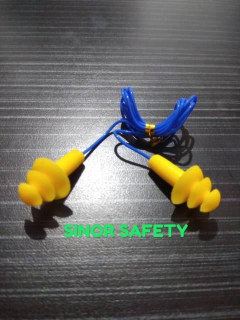 Earplug Ultrafit Corded dengan Kotak Penutup Safety Telinga Ear Plug