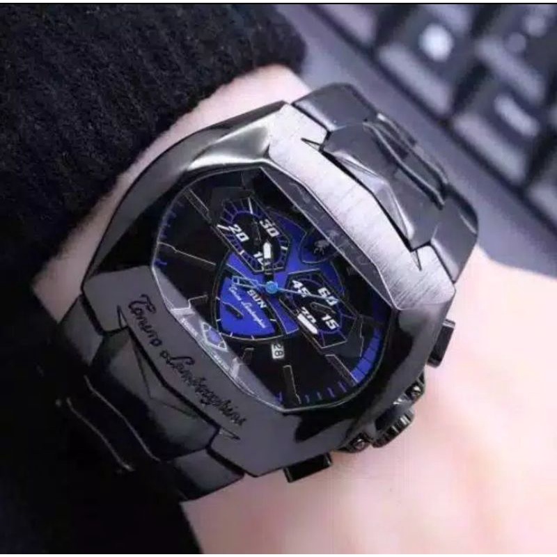 JAM TANGAN PRIA LAMBORGHINI TANGGAL AKTIF - JAM TANGAN PRIA - JAM TANGAN FASHION
