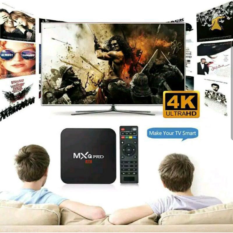 TV BOX Android TV Box MXQ PRO 5G 4K / Smart TV Bisa You Tube Netflik Set TV Box MXQ PRO 5G 4K Termur