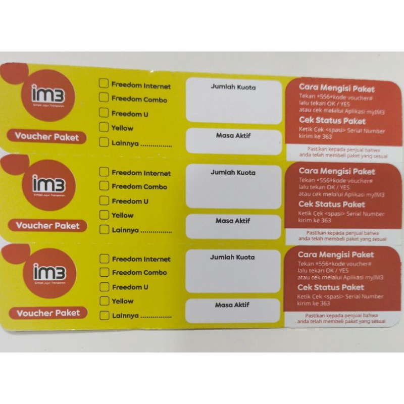 VOUCHER PULSA INDOSAT 50000
