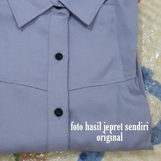 ۩ ANANDA tunic/baju atasan tunik/baju tunik terbaru/baju muslim wanita - L, MAROON ❁