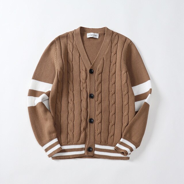 Kalila Emira Cable Kids Cardigan Rajut Anak Perempuan 1 - 7 Tahun
