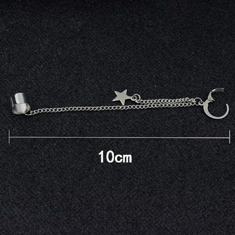 1Pc Kpop BTS Bangtan Boys Anting Clip J-Hope Aksen Rumbai untuk Pria / Wanita Baru