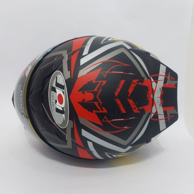 Helm Full Face Murah Dewas Jpn SNI Motif RockStar