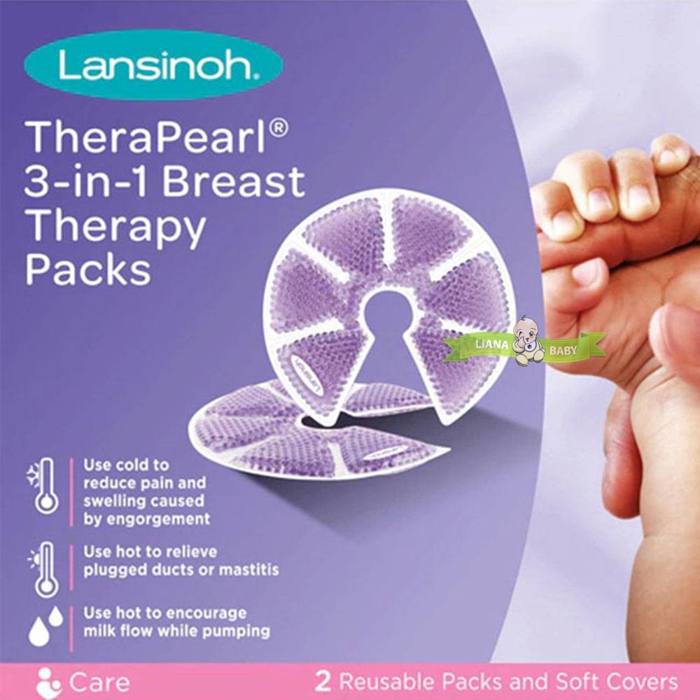 PMS233 KOMPRES PAYUDARA LANSINOH 3IN1 THERA PEARL HOT OR COLD BREAST THERAPY