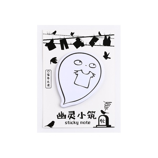 

Sticky Notes Stick It Memo It Note Notes Tempel Lucu Imut Shirt Ghost 839