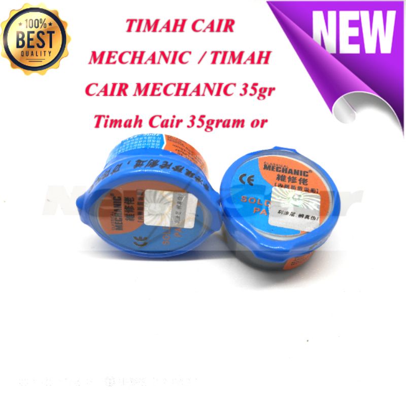 TIMAH CAIR MECHANIC  / TIMAH CAIR MECHANIC 30gr Timah Cair 30gram or