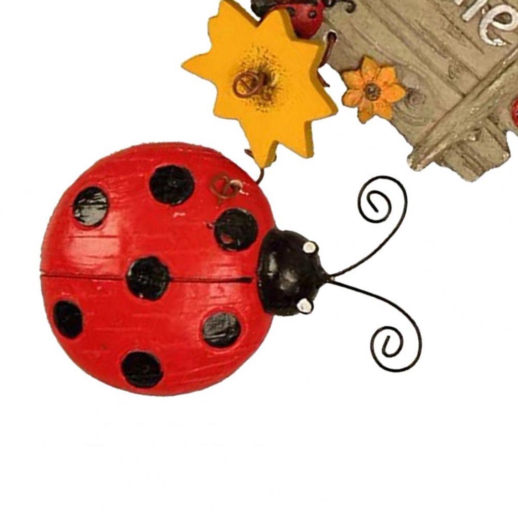 [Elegan] Doorplate Teras Adorable Spring Ladybug Decor