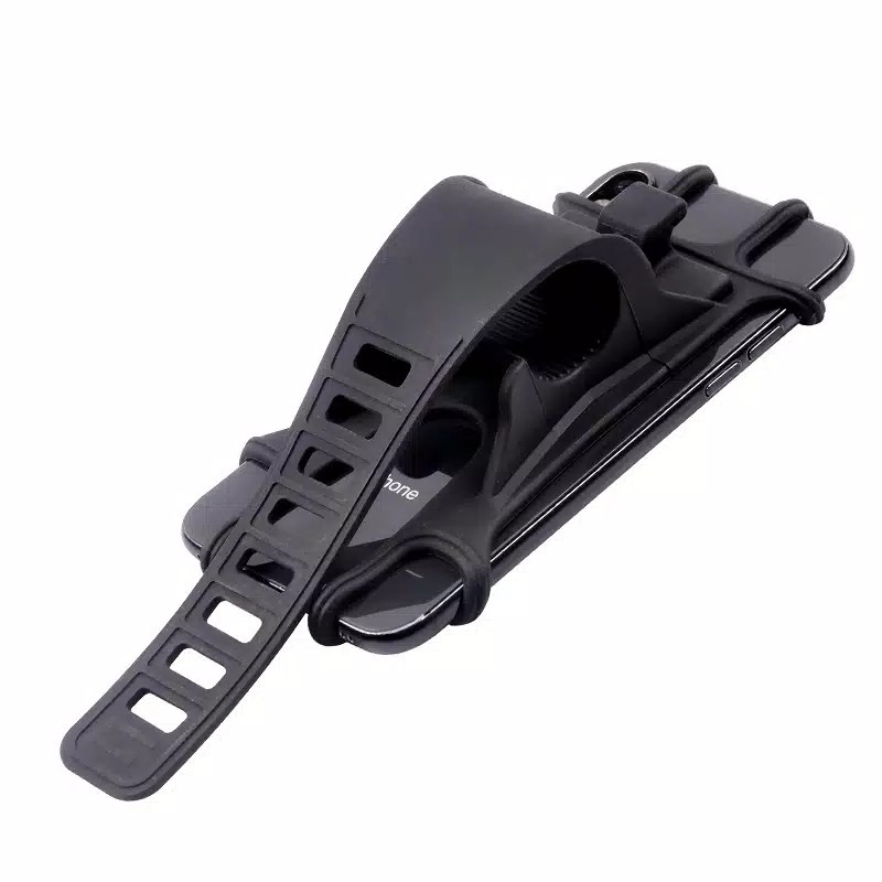 Phone Holder HP Motor Sepeda Karet Elastis Holder Dudukan Universal 6&quot;