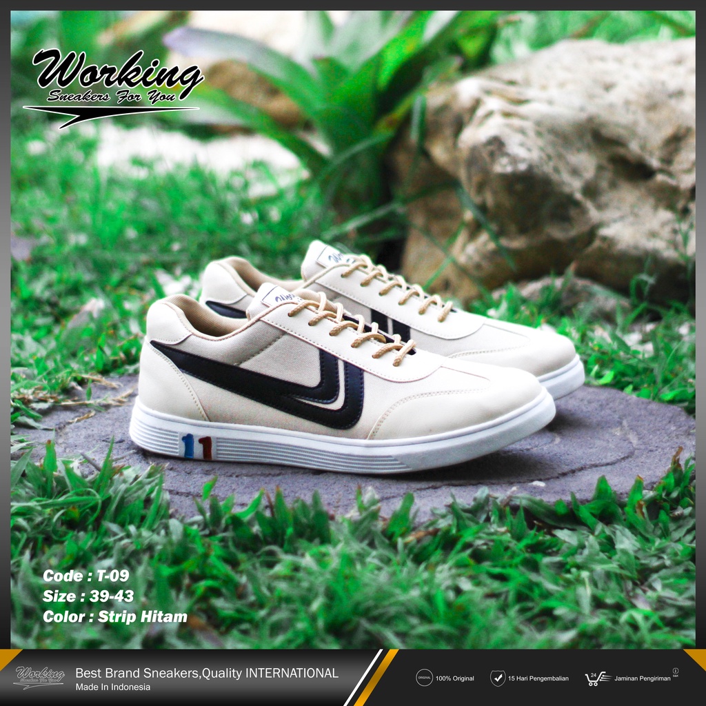 Working Sneakers For You Sepatu Running Pria Code T-09 Size 38 - 43 Korea Style