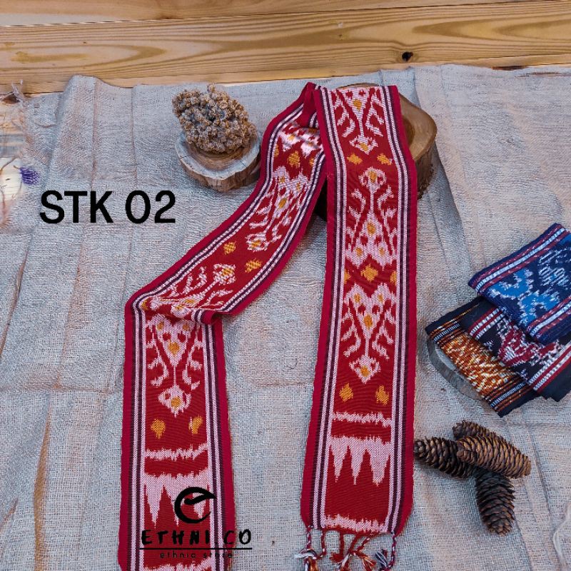 Syal Tenun Kasar Selendang Motif Etnik-STK 02