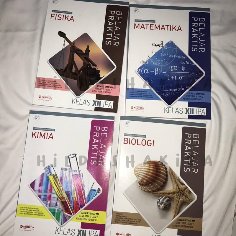 PRELOVED BEKAS BUKU MODUL BIMBEL NEUTRON 2021 SAINTEK KELAS 12 KIMIA FISIKA BIOLOGI MATEMATIKA