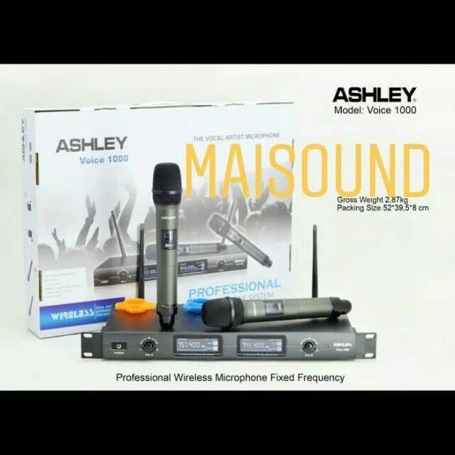 MIC ASHLEY VOICE 1000 Wireless VOICE1000 MICROPHONE