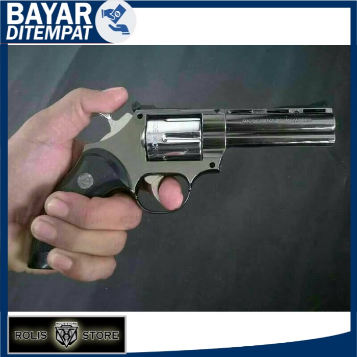 Promo COD Korek Gas Pistol Revolver stand pajangan souvenir