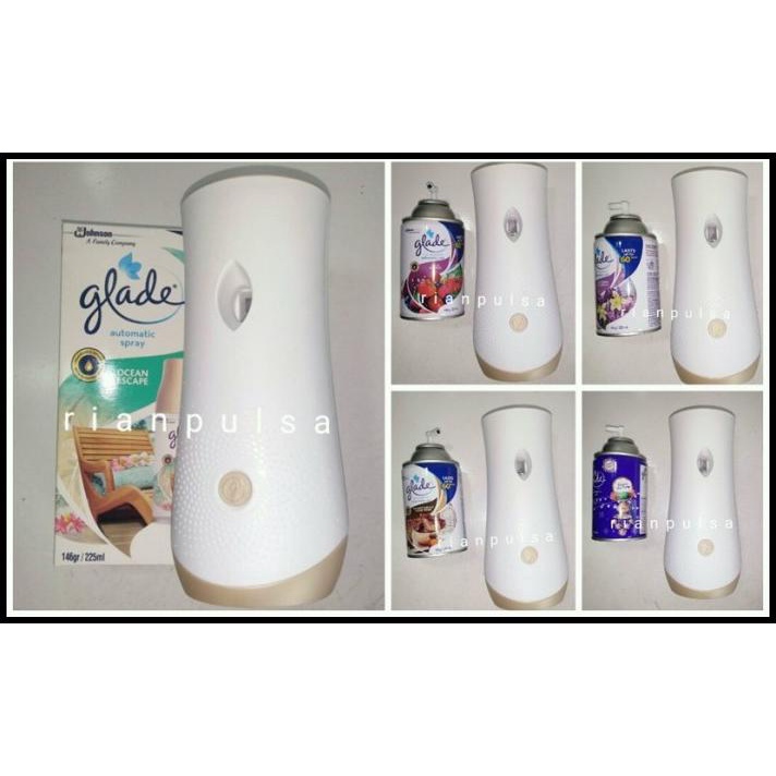 Pengharum Ruangan Mesin Spray Otomatis Glade Dahlia Stella Freshener