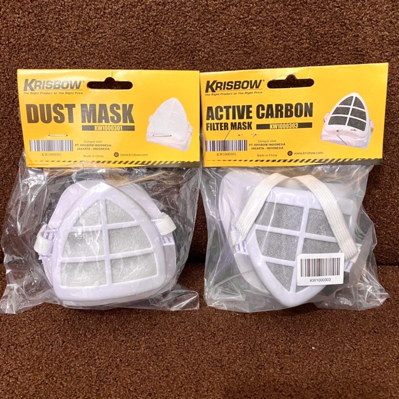 KRISBOW Dust Mask Kw1000301 / KRISBOW Dust Mask Kw1000303 / Active Carbon Filter Mask