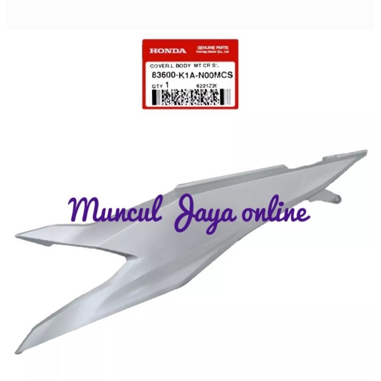 83600-K1A-N00MCS Tebeng Cover Body Belakang kiri Beat ECO Street K1A Silver
