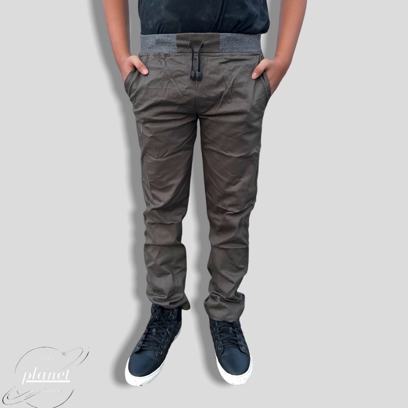CELANA CHINO PRIA CHINOS PANTS STRIT MELAR BAWAH PENSIL CELANA BAHAN KATUN TWILL COMBED PREMIUM CELANA PANJANG POLOS PRIA PINGGANG KARET