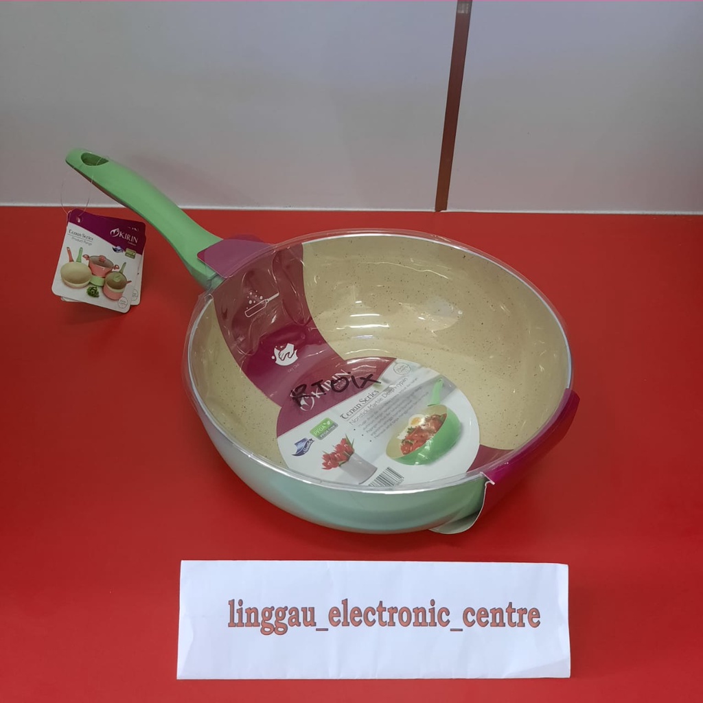 Kirin Deep Frypan 24cm/Tenun Series/Teflon Kirin