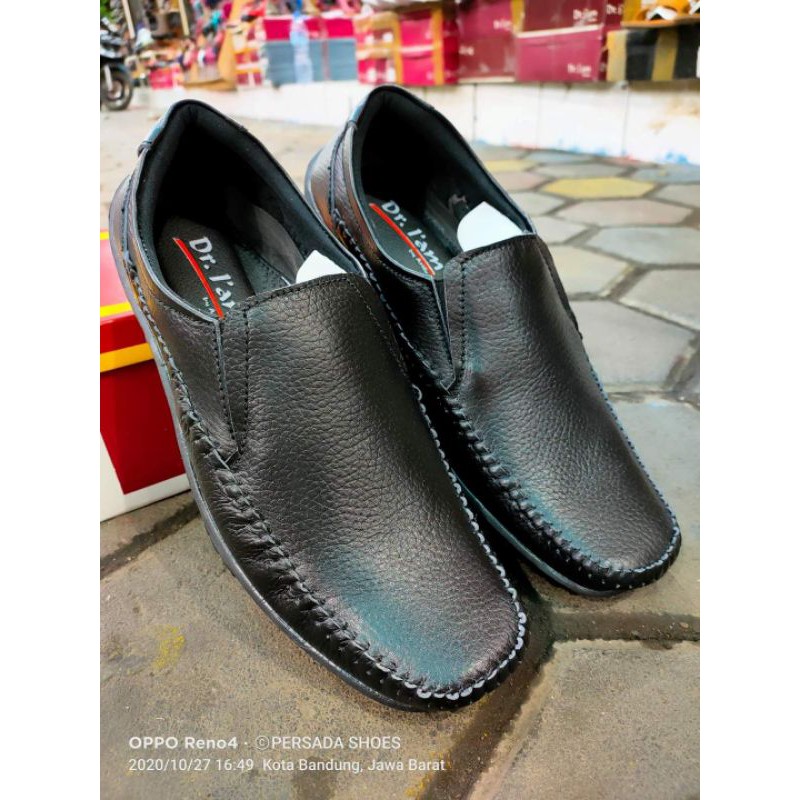 Sepatu Casual Kulit Pria Kr 01 Dr. Iam ( Produksi Sendiri )