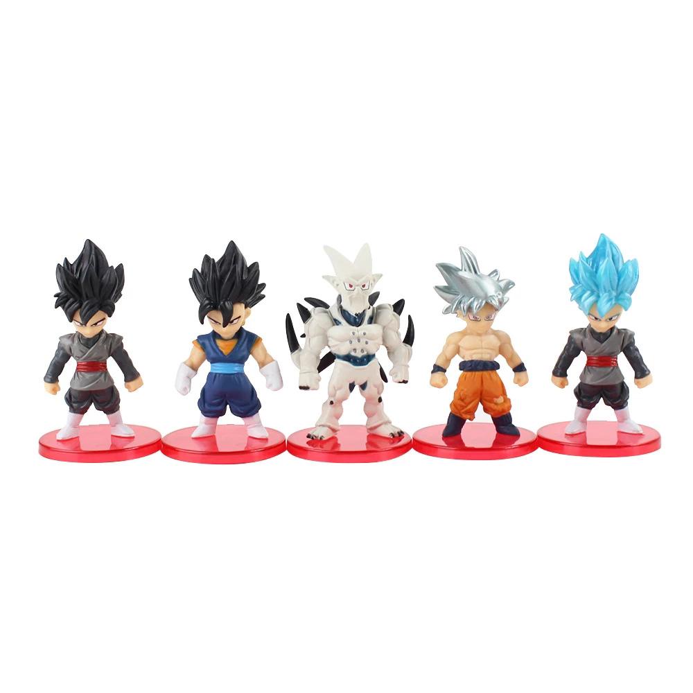 [Elegan] Dragon Ball 16pcs/ Koleksi lot Model Frieza Ultra Instinct Model Mainan Vegeta Super Saiyan Dewa