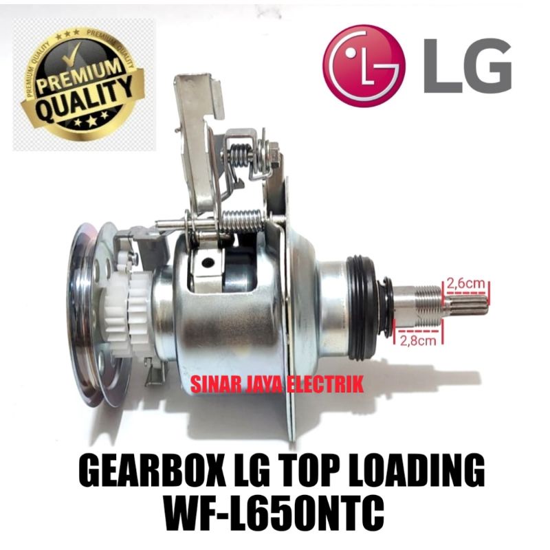 GEARBOX MESIN CUCI LG TOP LOADING WF-L650NTC