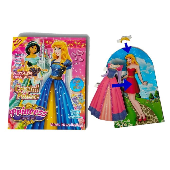 promo Buku BP Bongkar Pasang Barbie Princess Dress Book mainan jadul 90an