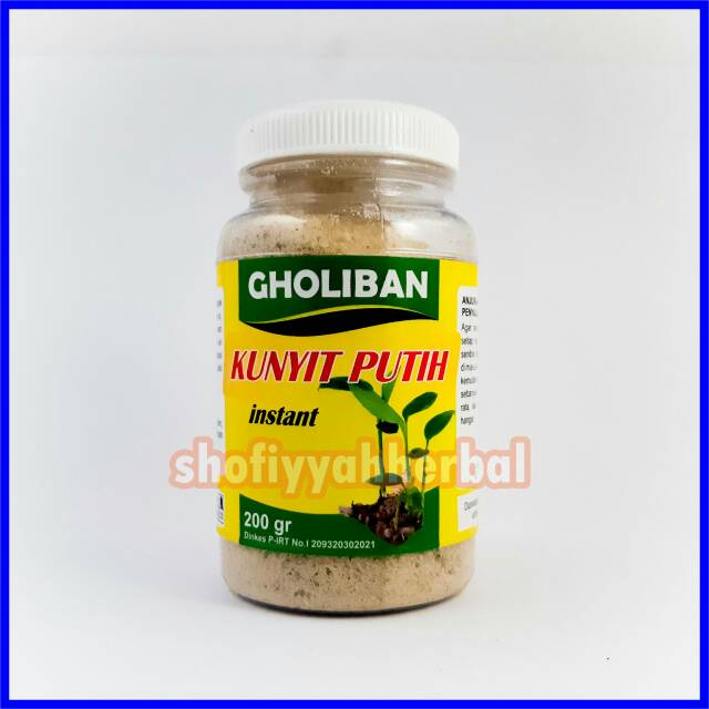 

Kunyit Putih Instan / Seduh Gholiban BUBUK 200 g