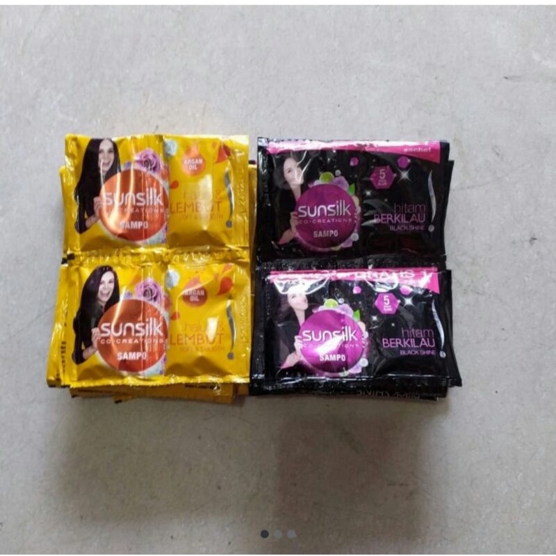 sampo sunsilk sachet 1 renceng